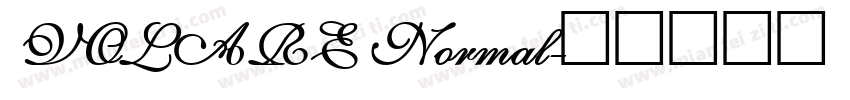 VOLARE Normal字体转换